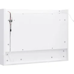 Spiegelkasten-vidaXL - Spiegelkast - Wit - MDF