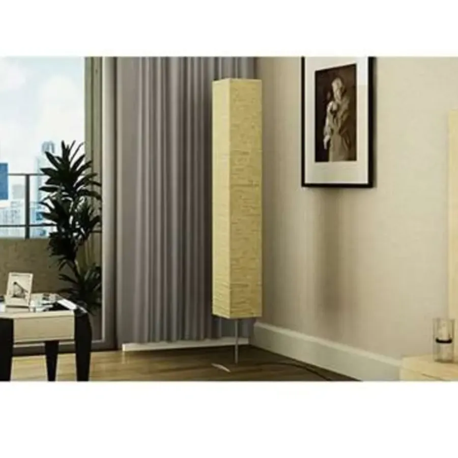 Staande Lampen-vidaXL - Staande Lamp - Beige - Papier - 170 cm