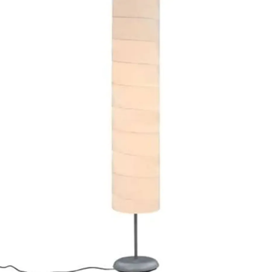 Staande Lampen-vidaXL - Staande Lamp - Wit - Papier