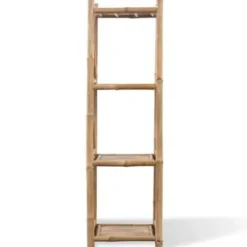 vidaXL - Staande Plank - Bruin - Bamboe
