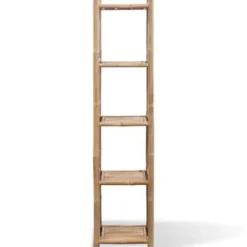 vidaXL - Staande Plank - Bruin - Bamboe