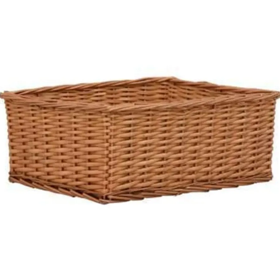 Opbergmanden-vidaXL - Stapelbare Mandenset - Bruin - Wicker
