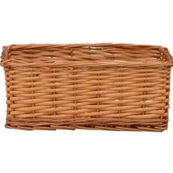 Opbergmanden-vidaXL - Stapelbare Mandenset - Bruin - Wicker