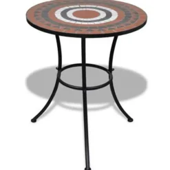 Bistro- & Balkonsets-vidaXL - Stoel - Bruin - Keramiek