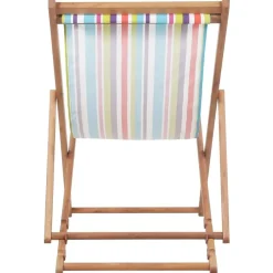 vidaXL - Strandstoel - Multikleur - Stof