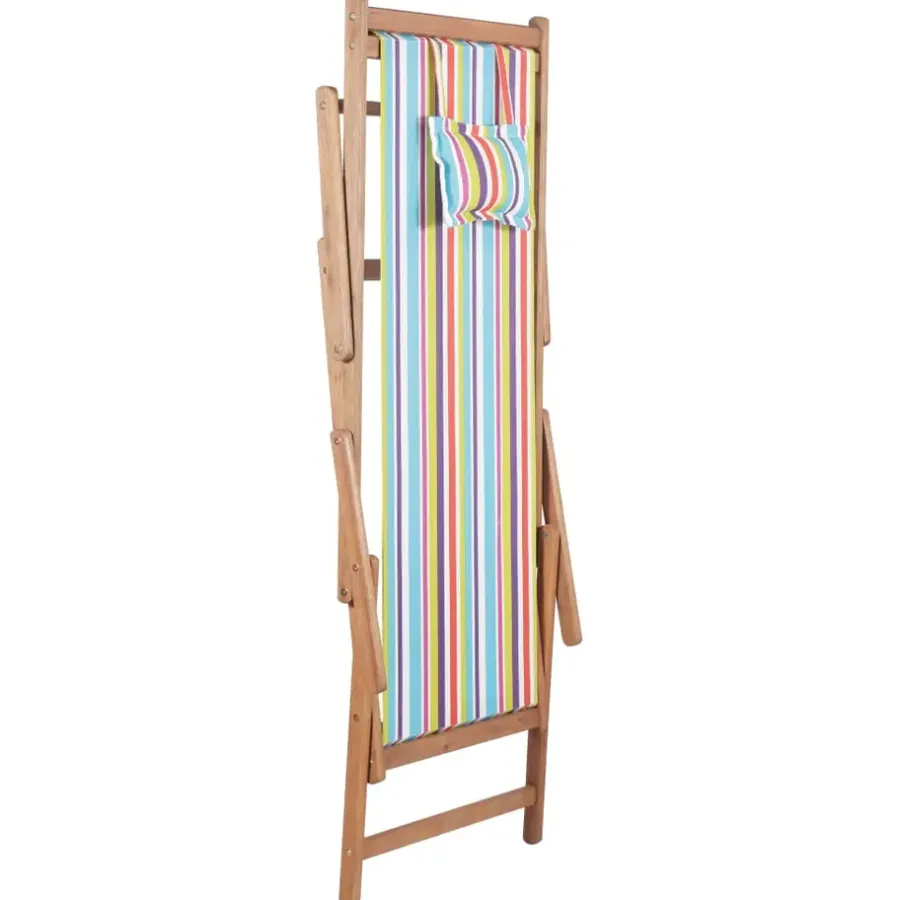 Kamperen En Outdoor-vidaXL - Strandstoel - Multikleur - Stof