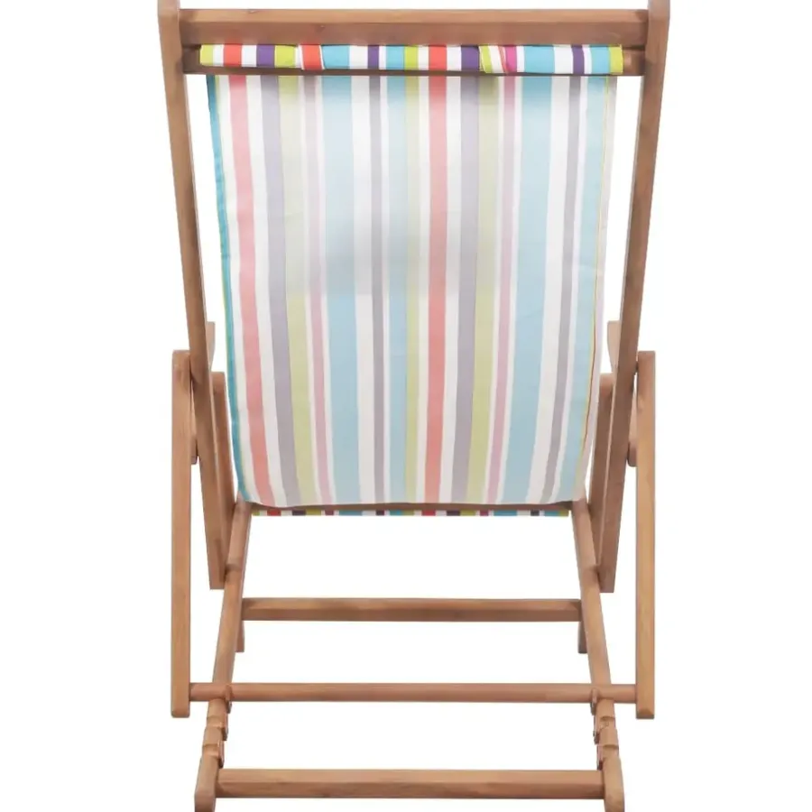 Kamperen En Outdoor-vidaXL - Strandstoel - Multikleur - Stof