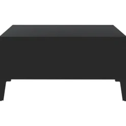 Salontafels-vidaXL - Tafel - Zwart - Bewerkt hout