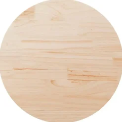 Tafelbladen-vidaXL - Tafelblad - Bruin - Grenenhout - Ø 90 x 2.5 cm