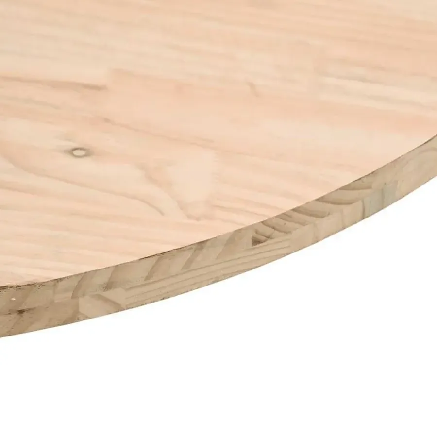 Tafelbladen-vidaXL - Tafelblad - Bruin - Grenenhout - Ø 90 x 2.5 cm