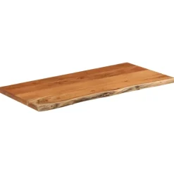 Tafelbladen-vidaXL - Tafelblad - Bruin - Hout - 80 x 40 x 3.8 cm