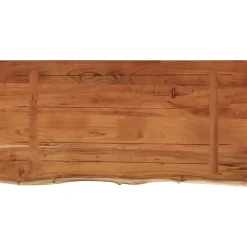 Tafelbladen-vidaXL - Tafelblad - Bruin - Hout - 80 x 40 x 3.8 cm
