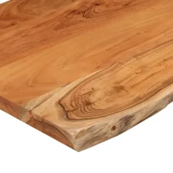 Tafelbladen-vidaXL - Tafelblad - Bruin - Hout - 80 x 40 x 3.8 cm