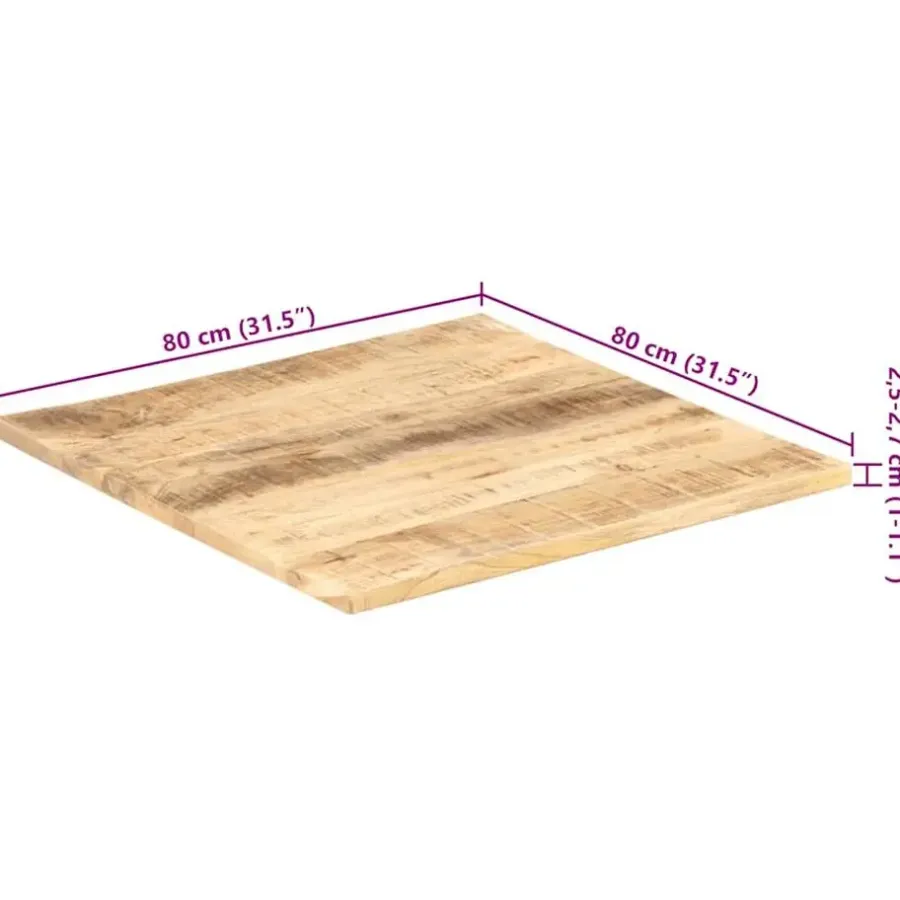 vidaXL - Tafelblad - Bruin - Hout