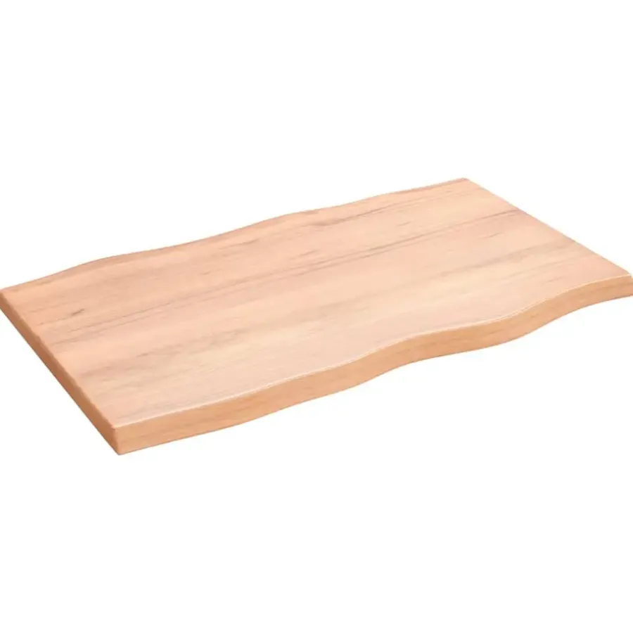 Tafelbladen-vidaXL - Tafelblad - Bruin - Eikenhout - 100 x 60 x 4 cm