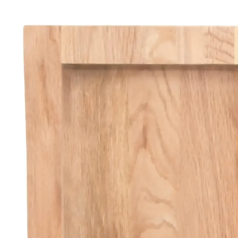 Tafelbladen-vidaXL - Tafelblad - Bruin - Eikenhout - 100 x 60 x 4 cm