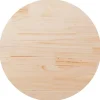 vidaXL - Tafelblad - Bruin - Grenenhout - Ø 80 x 2.5 cm