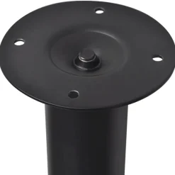vidaXL - Tafelpoot - Zwart - IJzer - 4 stuks