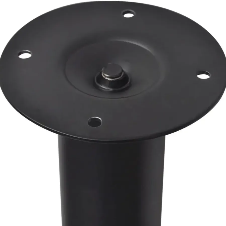 vidaXL - Tafelpoot - Zwart - IJzer - 4 stuks