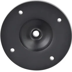 vidaXL - Tafelpoot - Zwart - IJzer - 4 stuks