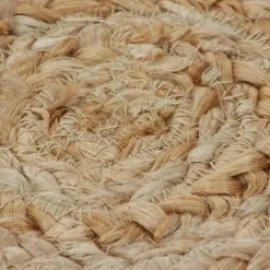 Jute Vloerkleden|Ronde Vloerkleden-vidaXL - Tapijt - Beige - Jute - 90 cm