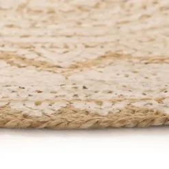 Jute Vloerkleden-vidaXL - Tapijt - Beige - Jute - 120 cm