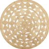 vidaXL - Tapijt - Bruin - Jute - 90 cm