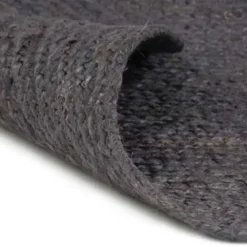 Ronde Vloerkleden|Jute Vloerkleden-vidaXL - Tapijt - Grijs - Jute
