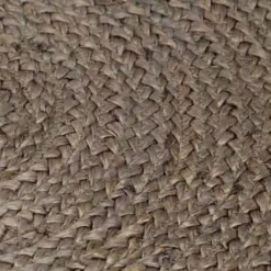 Jute Vloerkleden|Ronde Vloerkleden-vidaXL - Tapijt - Grijs - Jute