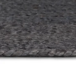 Jute Vloerkleden|Ronde Vloerkleden-vidaXL - Tapijt - Grijs - Jute