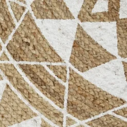 Jute Vloerkleden-vidaXL - Tapijt - Wit - Jute