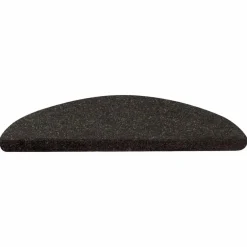 vidaXL - Tapijt Traptrede - Zwart - Kunststof - 56 x 17 x 3 cm - 15 stuks