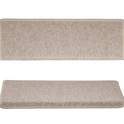 vidaXL - Tapijt Traptrede - Taupe - Polypropyleen
