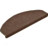vidaXL - Tapijt Traptrede - Bruin - Polypropyleen