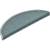 vidaXL - Tapijt Traptrede - Blauw - Polypropyleen