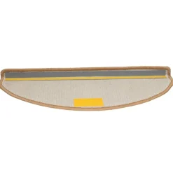 Trapmatten-vidaXL - Tapijt Traptrede - Beige - Polypropyleen