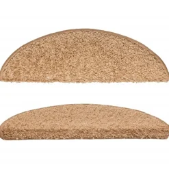 Trapmatten-vidaXL - Tapijt Traptrede - Beige - Polypropyleen