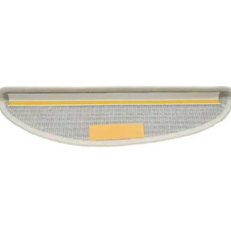 Trapmatten-vidaXL - Tapijt Traptrede - Wit - Polypropyleen