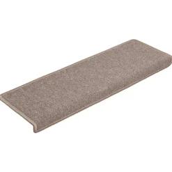Trapmatten-vidaXL - Tapijt Traptrede - Bruin - Polypropyleen