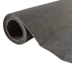vidaXL - Tapijtloper - Antraciet - Stof - 100 x 180 cm