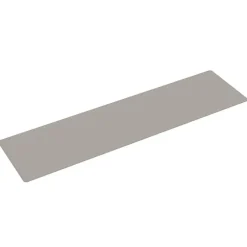 Tapijtlopers En Keukenlopers-vidaXL - Tapijtloper - Platina - Stof - 80 x 300 cm