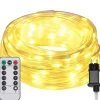 vidaXL - Touwenlicht met 2400 LED 100 m - Warmwit - PVC