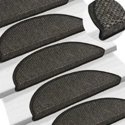 Trapmatten-vidaXL - Trapmat - Antraciet - Stof - 56 x 17 x 3 cm - 15 stuks