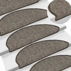 Trapmatten-vidaXL - Trapmat - Antraciet - Stof - 65 x 21 x 4 cm - 15 stuks