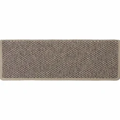 vidaXL - Trapmat - Beige - Stof - 15 stuks