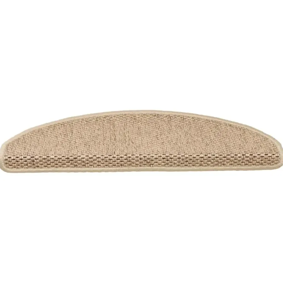 Trapmatten-vidaXL - Trapmat - Beige - Stof - 65 x 21 x 4 cm - 15 stuks