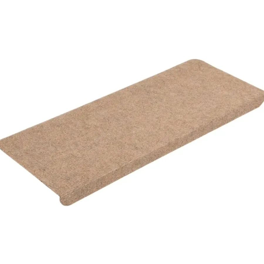 Trapmatten-vidaXL - Trapmat - Beige - Stof - 65 x 24.5 x 3.5 cm - 15 stuks