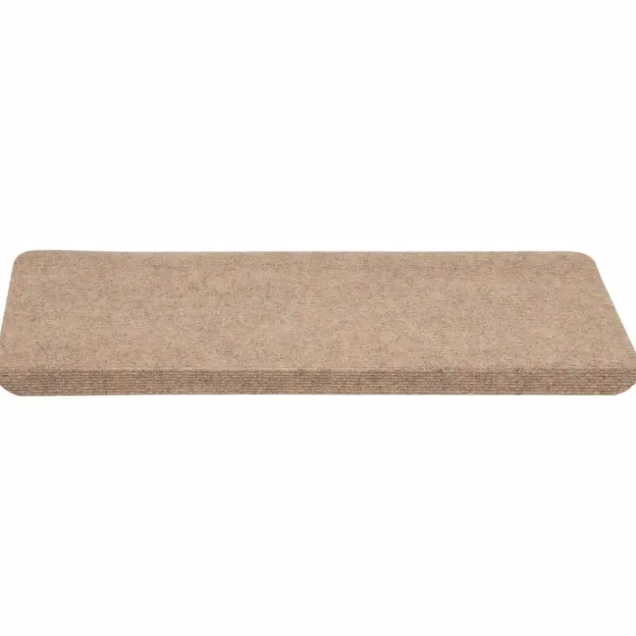 Trapmatten-vidaXL - Trapmat - Beige - Stof - 65 x 24.5 x 3.5 cm - 15 stuks