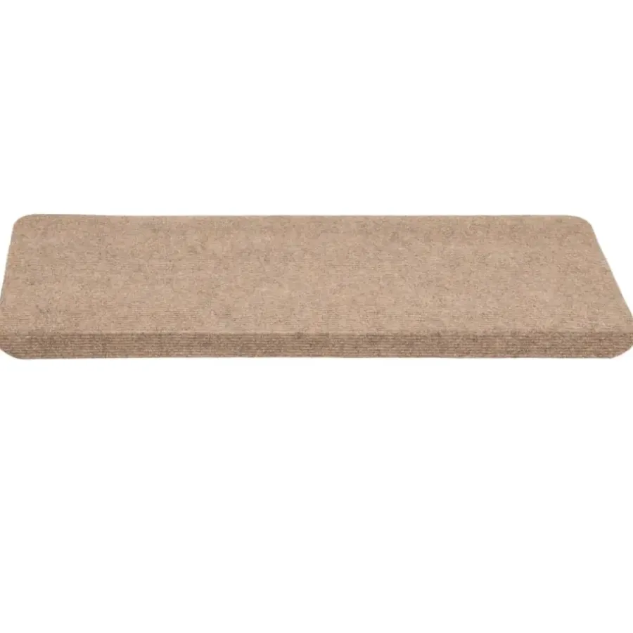 Trapmatten-vidaXL - Trapmat - Beige - Stof - 65 x 24.5 x 3.5 cm - 15 stuks
