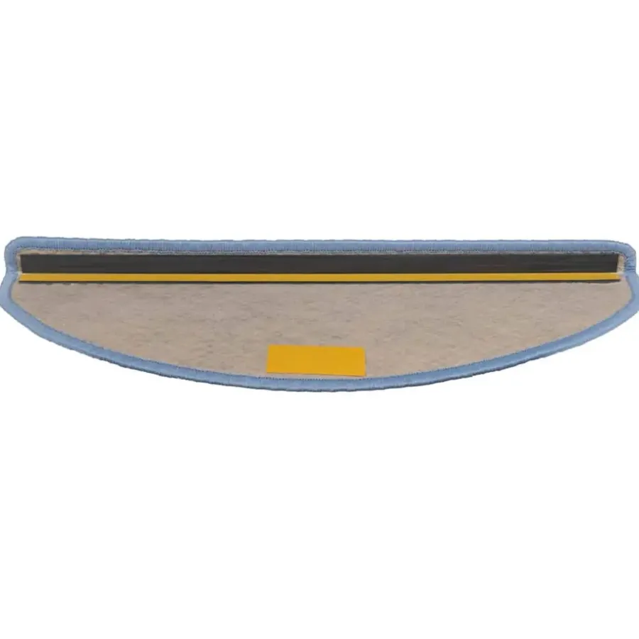 vidaXL - Trapmat - Blauw - Stof - 65 x 21 x 4 cm - 15 stuks